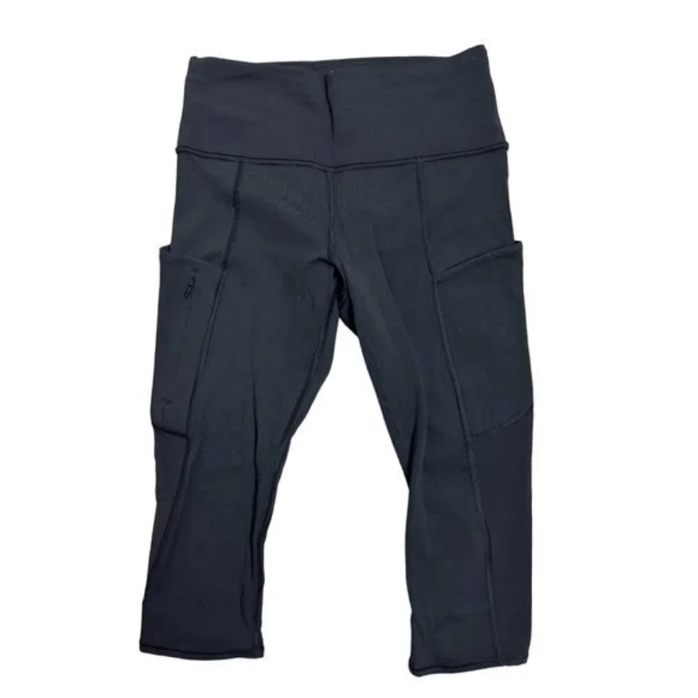 Athleta Women's Size Small Black Compression Leggings W/‎ Pockets